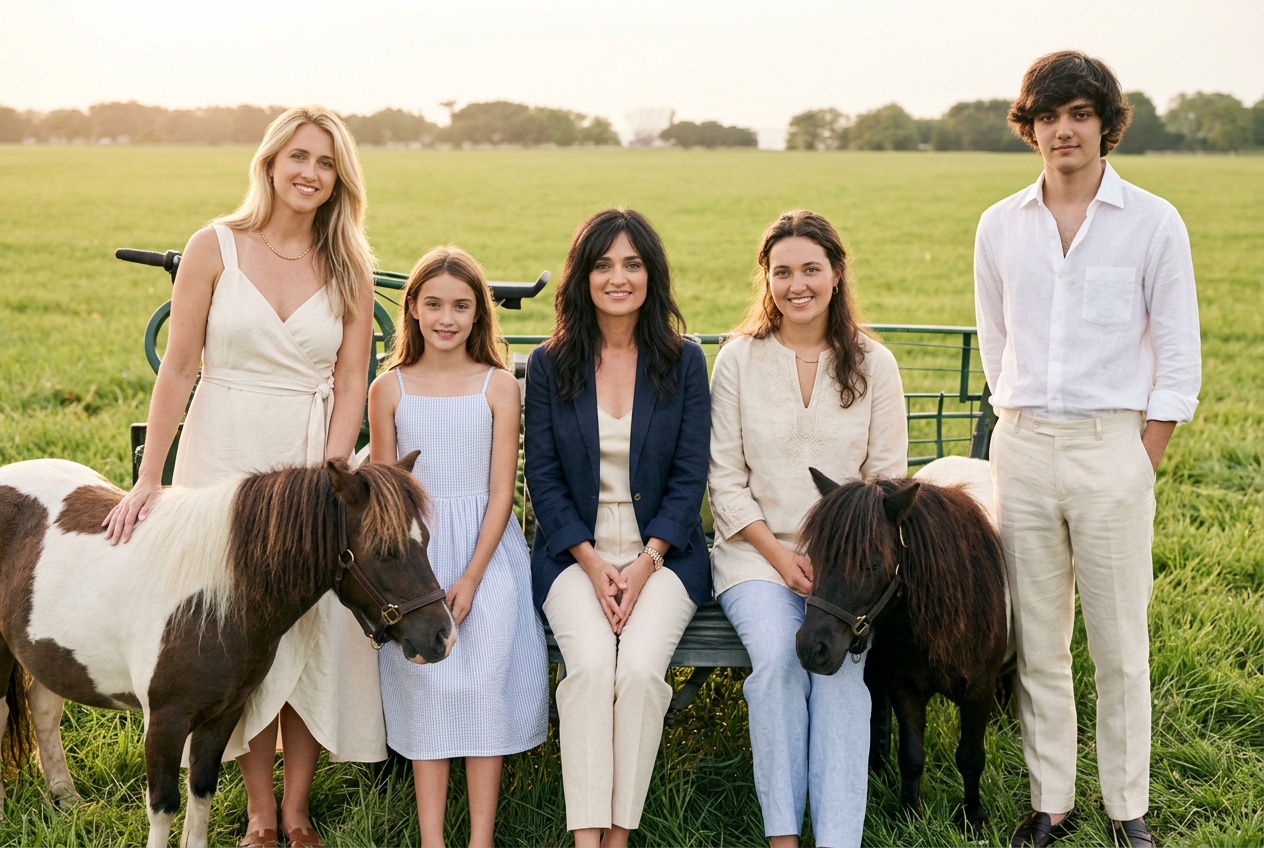 Heidi with her four children