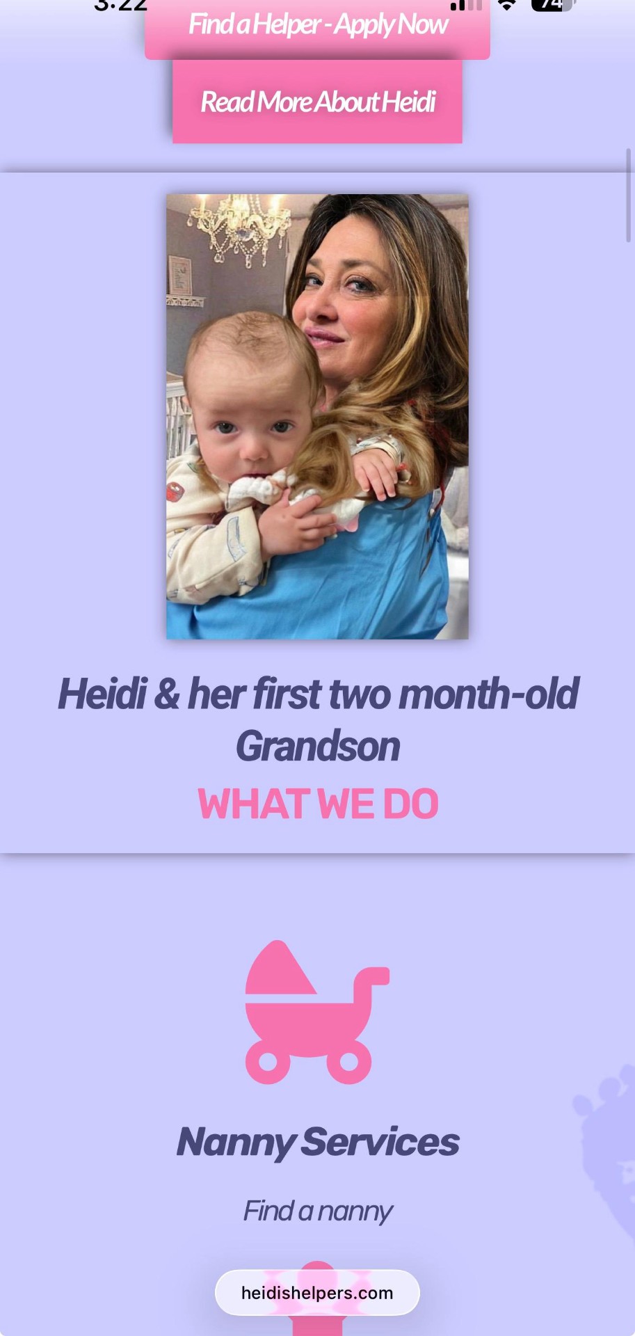 Heidi & her grandson