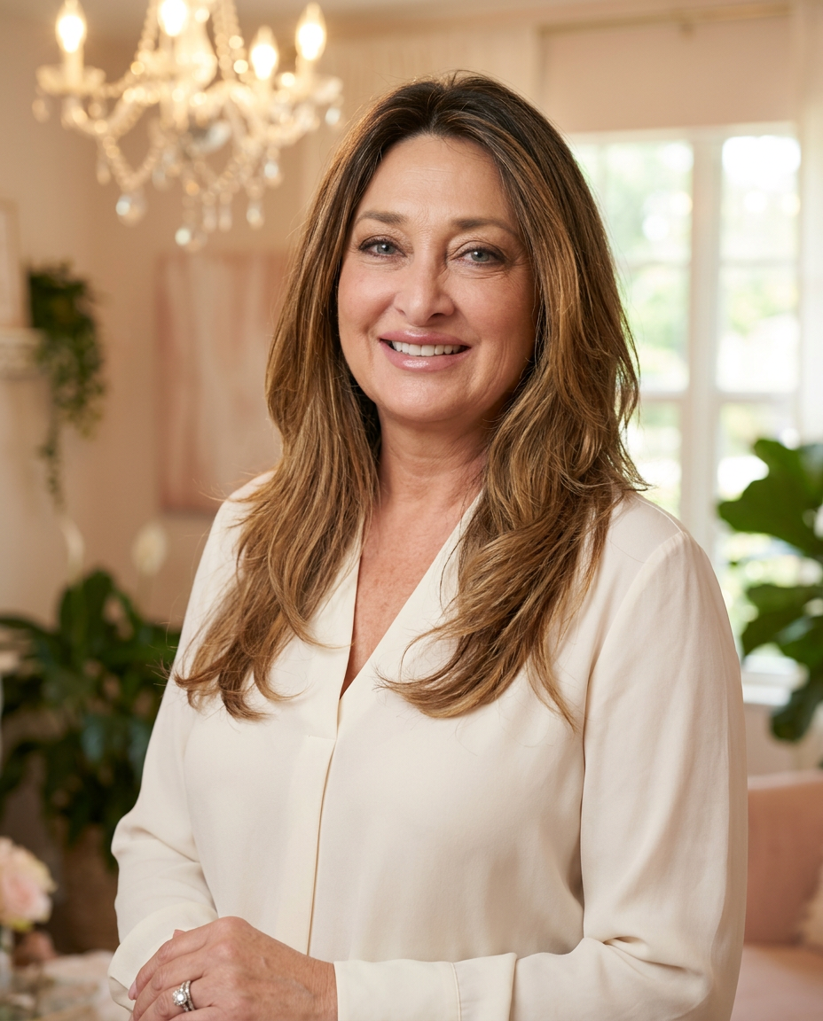 Heidi, founder of Heidi's Helpers, in her sunlit Boca Raton office